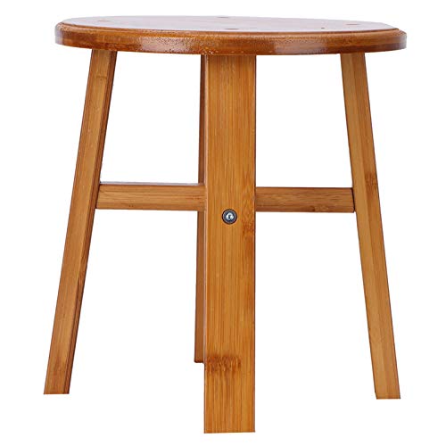Jeffergarden Taburete Escalonado, Taburete de Madera para Asiento de niños Mini Taburete bajo Banco de Ducha Soporte de exhibición para Cocina Baño Dormitorio(30*24*4) Cover