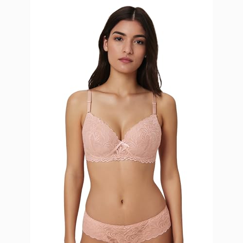 Image of Viola's Secret 6 Pack of Color Print T-Shirt Bras B Cup C Cup and D Cup