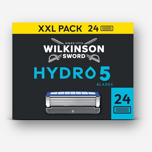 Pack de recharges Hydro 5 Wilkinson Sword pour éliminer le feu du rasoir masculin