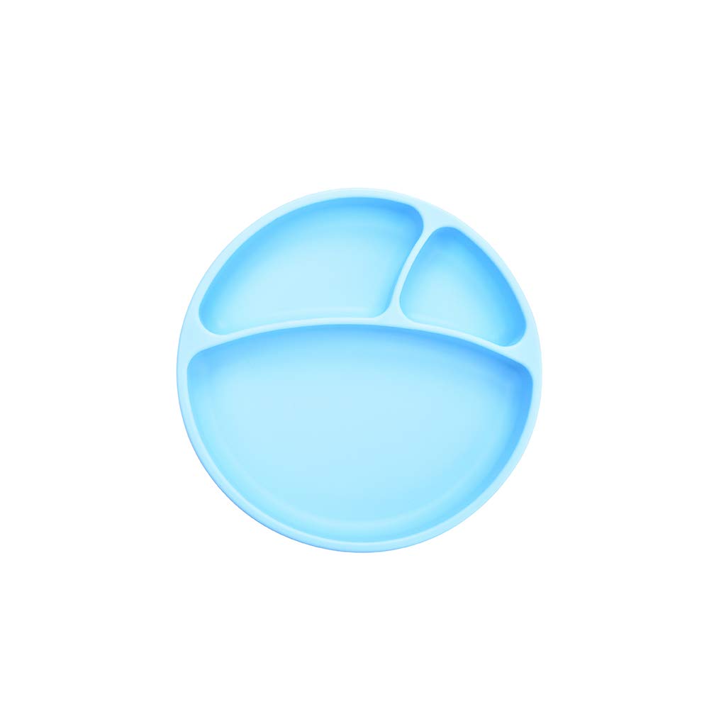 Portionen Minikoioi - Mineral Blue 101050003 Dinner Plate Divided into Sections