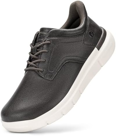 FitVille Slip on Schuhe Herren Extra Weit Kunstleder Schuhe Bequem Loafers rutschfest Freizeitschuhe Leichte Lässige Business Walkingschuhe Halbschuhe Moccasins für Breite Füße