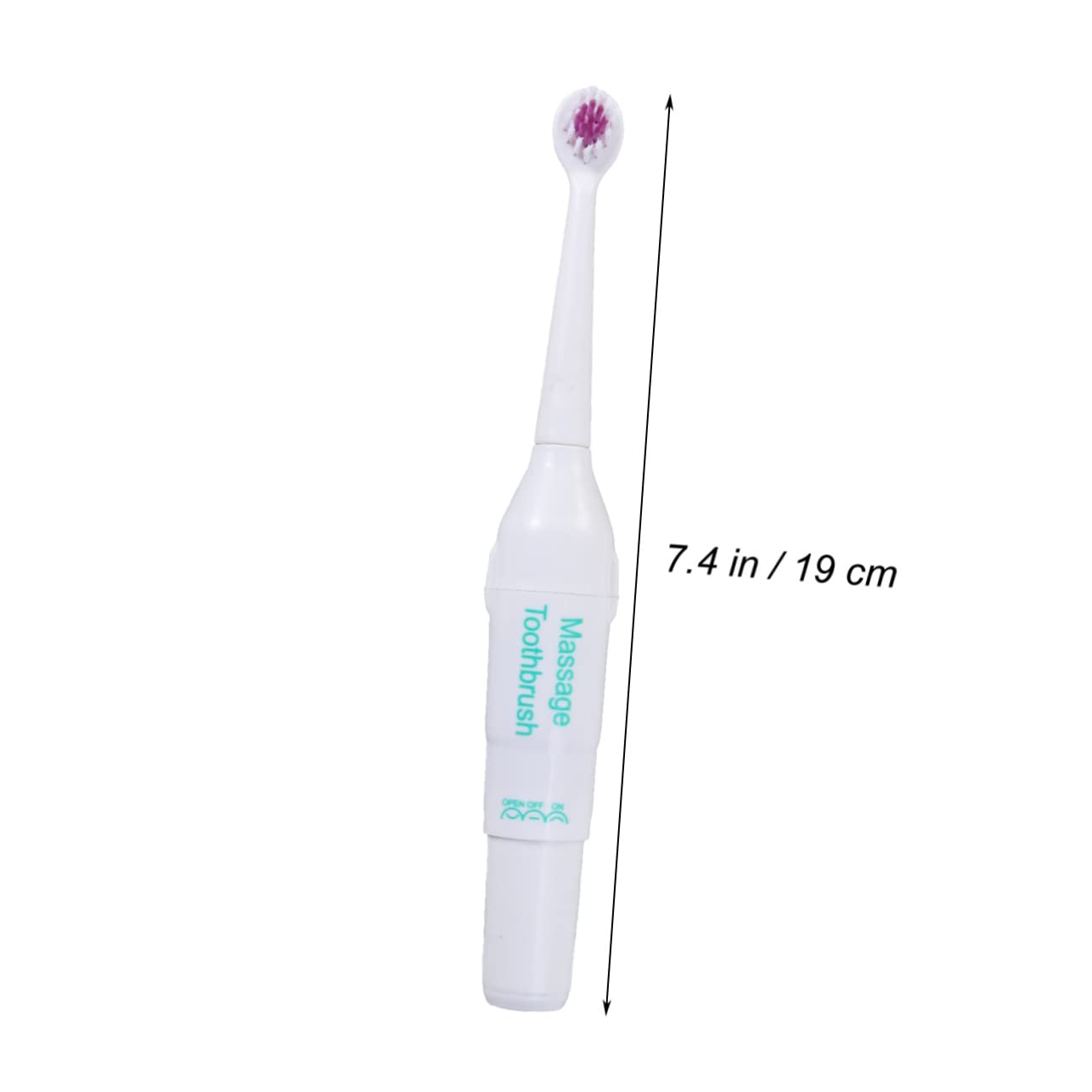 DECOMELODY 3Pc Electric for Pets Technology for Cleaning Random Color Lightweight Portable Travel Electric Brush for Dogs and Cats