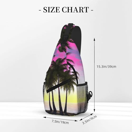 Bolso Cruzado Tropical para Viaje y Senderismo miniatura 3