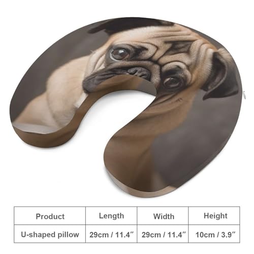 Almohada de espuma viscoelástica para viaje tamaño único miniatura 2