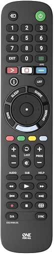 One for All URC4812 Replacement Remote Control for Sony TVs,