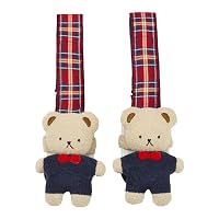 Amazon | 【 ミキハウス 】 ブランケットクリップ くま ベビーカー用