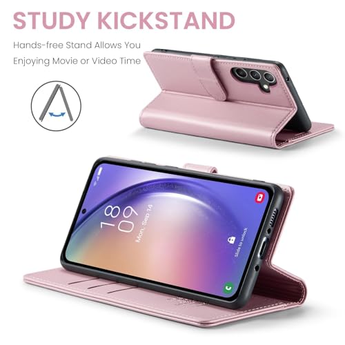 FLIPALM Wallet Case for Samsung Galaxy A17 5G, Pink by FLIPALM - Used condition - Image 4