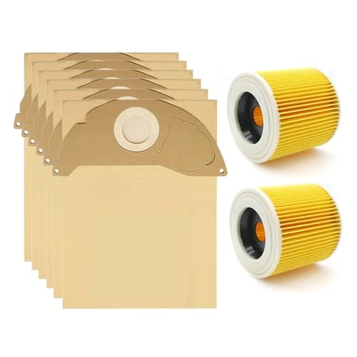 �����_�X�g�o�b�O�ƃt�B���^�[�A�P���q���[�AWD2�AMV2�AWD2200�AWD2250�AA2004�AA2054�AA2000�ASE2001�ASE5100�ASE6100�|���@�ɑΉ�(8Pcs (6bag 2filter))