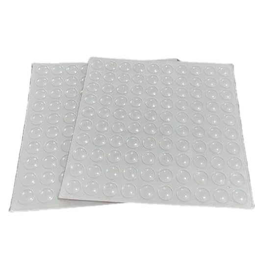 50pcs of Self-Adhesive Door Stoppers Tool, Bumpers to Reduce Noise, Cushioning for Furniture Hardware