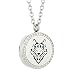 JAOYU Essential Oil Diffuser Necklace for Men Aromatherapy Wolf Pendant Stainless Steel Floating Charm Locket - Women,Teen,Girls Gifts