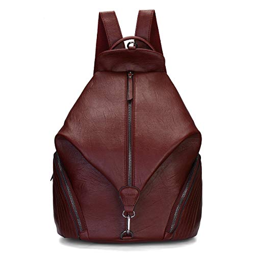 Mochila de Piel para Mujer Antirrobo  JOSEKO Casual Pequeña Impermeable con Práctico