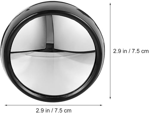 Miniatura 4 de Espejo de computadora Mini PC Accesorios de escritorio de oficina Accesorios Interior Clip en Espejo Espejo de Cubículo para ver detrás de ti Espejo