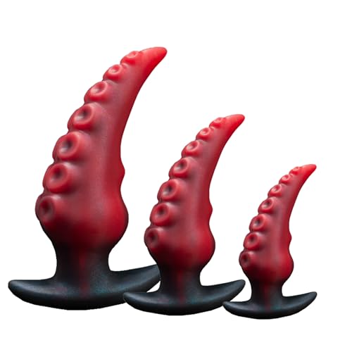 SMGKB Silikon Analplug Sex Toys,Buttplug Anal Plugs Prostata Massieren Tentakel dildos G-Punkt Stimulation Dildo Sexspielzeug Anfänger für die Frauen Männer, Paare (M)