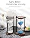 Premium Large Hourglass Sand Timer 60 Minutes, Decorative Sandglass Clock, Modern Hour Glass Timers Gift for Men & Women, Time Management Tools for Classroom Kitchen Home Office Desk Decor