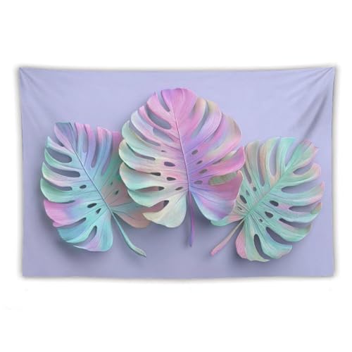 Tapisserie Monstera Jubonexis en polyester de haute qualité tissu déco durable