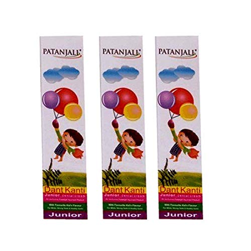 Patanjali Dant Kanti Junior Dental Hygiene Toothpaste 100Gm (Pack Of 3) (B07TB97DK4) Amazon Price History, Amazon Price Tracker