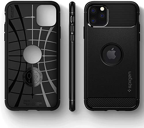 Spigen Rugged Armor Case Compatible with iPhone 11 Pro - Black