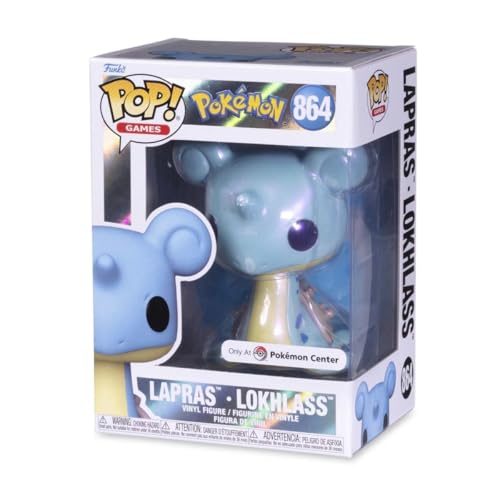 Funko Pop! Games: Pokémon - Lapras (Pearlescent Pokémon Center Exclusive) #864