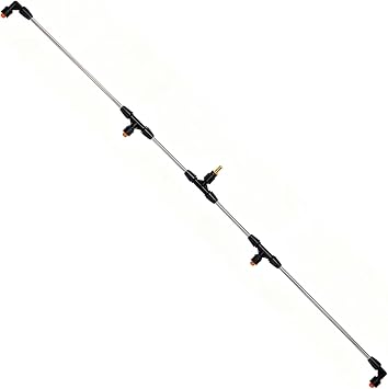 Metal 4-Nozzle Poly Boom Wand Easy-to-Assemble Sprayer Boom for Your Tractor or ATV Spray System