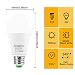 Bombilla Con Sensor Crepuscular, Led Bombilla E27 de Luz Noche, 6W=40W 500Lumen,...