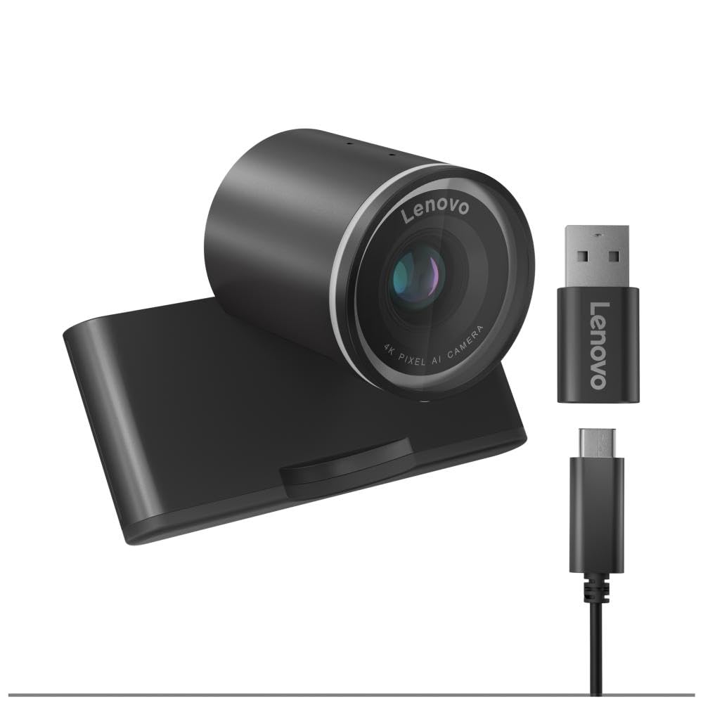 Amazon.co.jp: Lenovo QHDウェブカメラ、AIノイズキャンセリングと強化