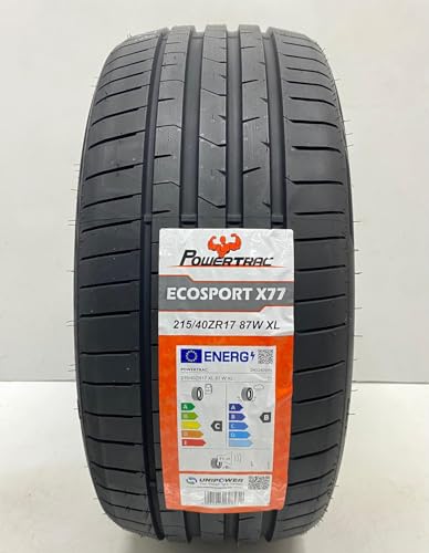 Image of 1 X 215 40 17 POWERTRAC ECOSPORT 215/40ZR17 87W XL EXTRA LOAD C & B RATED M+S (MUD & SNOW) TYRE