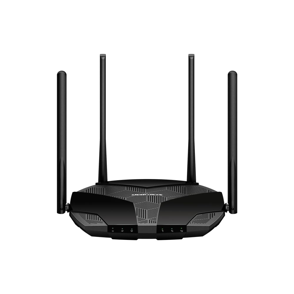 Mercusys Router MB235-4G LTE 4G, 4G+ Cat6 do 300 Mbps, obsługuje karty nano SIM, Dual-Band WLAN AC1200, porty Gigabit LAN/WAN, Plug and Play, EasyMesh