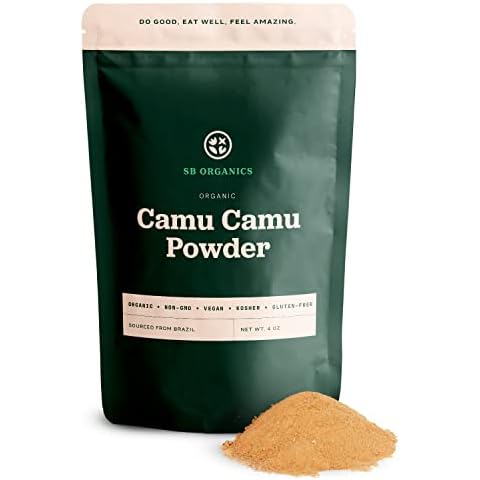 Sun Bay Organics Camu Camu Berry Powder from Brazil - Non-GMO Kosher - Rich in Vitamin C - 8 oz Cover