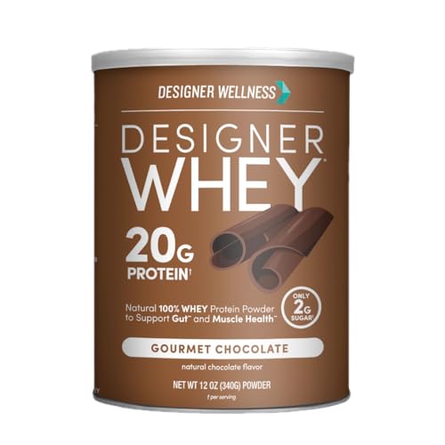 Designer Wellness, Designer Whey, Natural Whey Protein Powder with Probiotics,