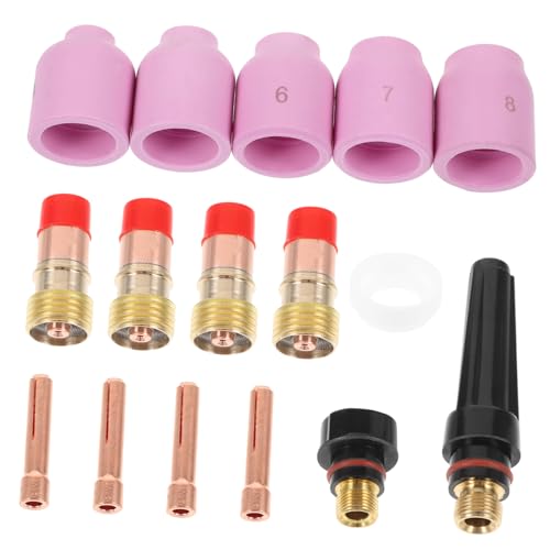 Mikikit Welding Accessory Kit Soldering Nozzles Gas Cups Tig Welding Accessories