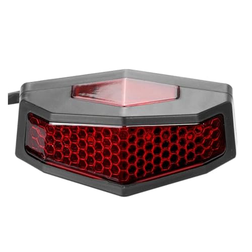 Intermitentes LED 5 en 1 para moto con luz trasera roja de freno y matricula universal