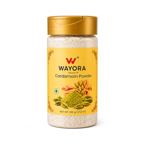 WAYORA Naturals Spices & Seasonings – Choose Your Flavor (Green Cardamom Powder)