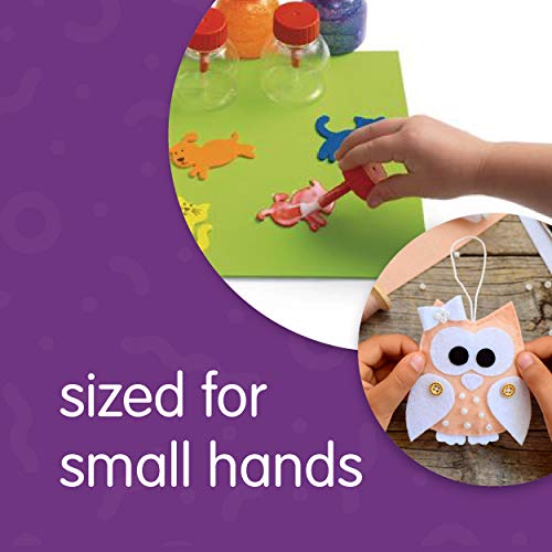 Colorations Glue Jar Set, 12 Empty Glue Bottles With Brushes, Classroom, Art Supplies, School Supplies, Crafting, Kids Art, Projects, Gluing, Painting, Arts & Crafts, Toddlers, Pre-K And Kindergarten #TOP5