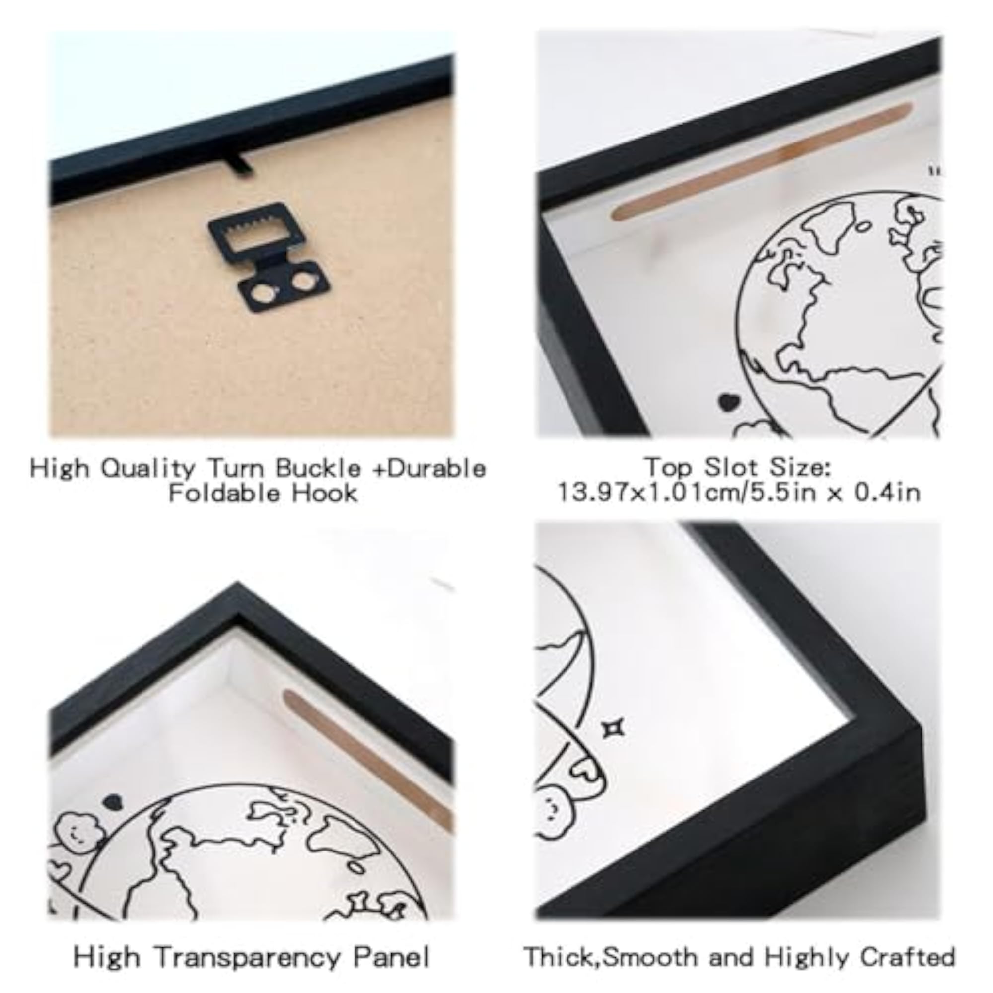 Shadow Box Frame for Wedding Stamps and Keepsakes