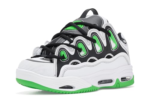 Osiris Men's D3 2001 White/Black/Green 7.5 Medium