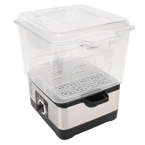 Steam Towel Warmer Quickly Heating See Through Holds 9 Towels Large Capacity Cabinet Beauty Salon Barber Spa (US Plug 110V)