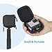 JSVER Hard Case for gopro Carrying Case for GoPro Hero 8/7/(2018) 6/5/4/3，DJI Osmo Action, Hard Shell Protective Case Travel Storage Bag for DJI Osmo Action, AKASO, Campark, YI Action Camera (Black)