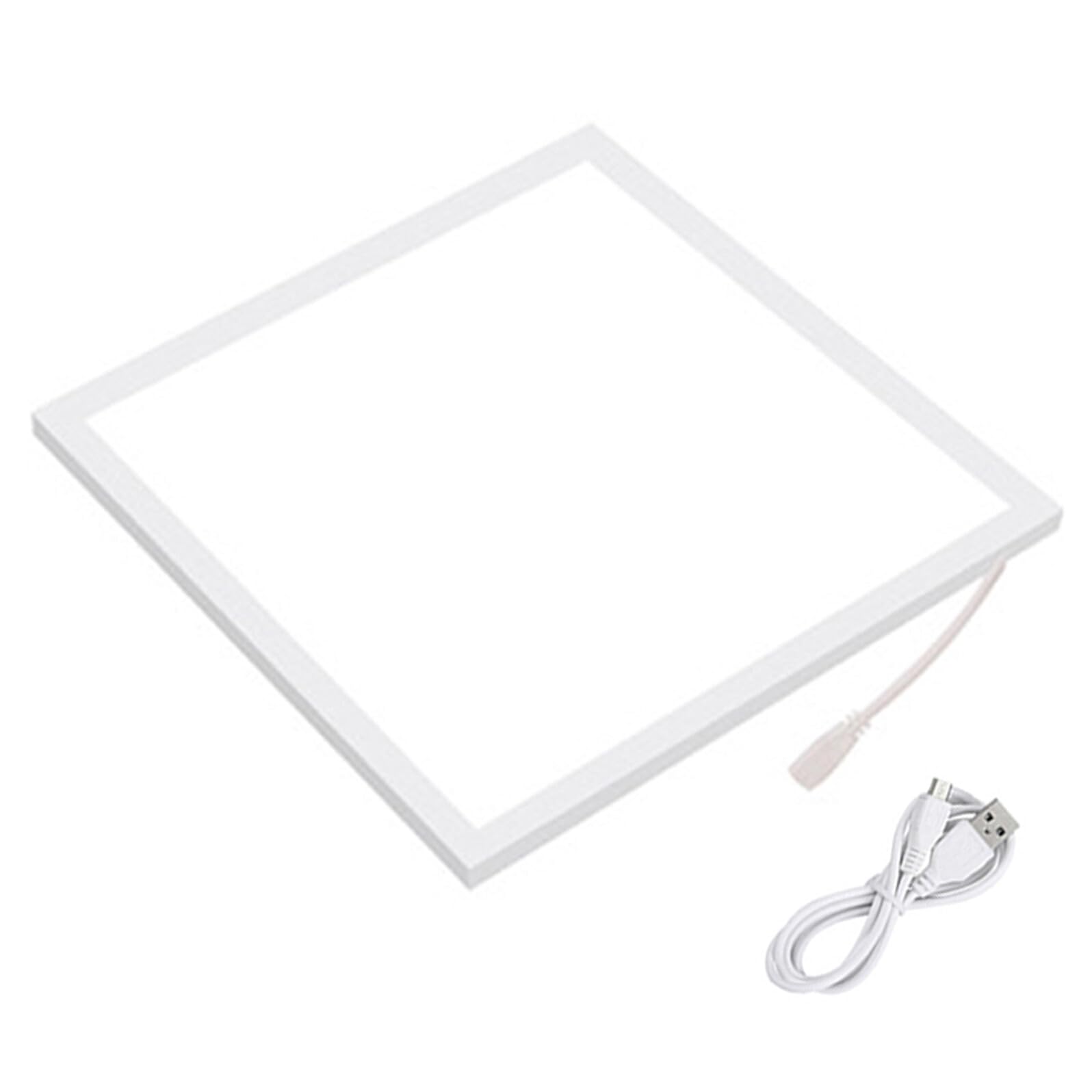 Homoyoyo Luce per Fotografia LED Lampada Pannello per Illuminazione Fotografica Luce di Riempimento Controllo Touch Adatta per Videocamere e Riprese in Streaming da Tavolo