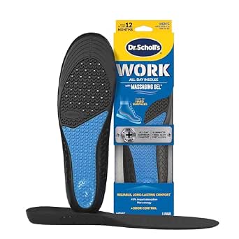 Dr. Scholl’s Comfort and Energy Work Insoles for Men, 1 Pair, Size 8-14