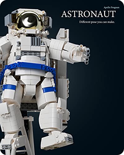 Nifeliz Home Universe Exploring Space Astronaut Building Block Kit, Educational Diy Spaceman Building Block Assembly Construction Toy, Gift For Adults And Teens, New 2023 (1515 Pcs) #TOP4