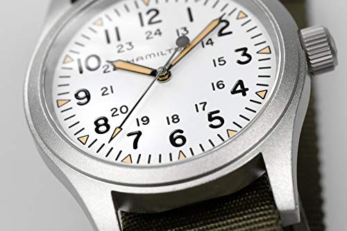 Hamilton Khaki Field Mechanical White Dial Men's Watch H69439411 #TOP4