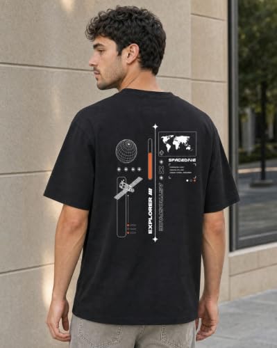 Image of NOBERO Men's Cotton Oversized Fit T-Shirt