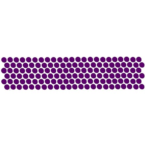 Image of Comet Busters Round Velvet Bindi for Women (BF-1) (Purple-6mm) (Pack of 10)