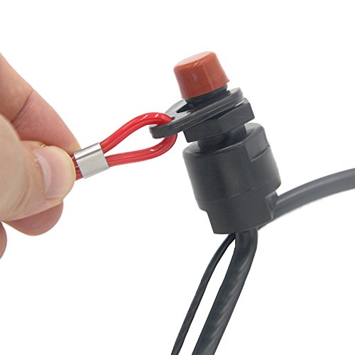 Zookoto Universal Boat Outboard Engine Motor Lanyard Kill Urgent Stop Switch & Safety Tether Lanyard For Yamaha/Tohatsu/Honda Outboard Motors Atv Boat Bike #TOP4