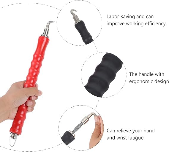 ADAWAT Automatic Rebar Tie Wire Twister - 3 Pcs Rebar Tie Tool Wire Twister Pull Tie Wire Twister Concrete Metal Wire Twisting Fence Tool 2
