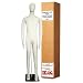 Male Mannequin, Flexible Posable Bendable Full-size Soft -Beige/White, by TK Products, Great for Costumes