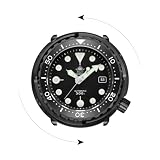ADDIESDIVE Upgrade automatyczny mechaniczny męski zegarek na rękę szkiełko szafirowe NH35 stal szlachetna tuńczyk nurkowanie zegarek na rękę, czarny, 215g, bransoletka