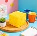 Yellow Cheese Squeeze Toy,Soft Novelty ,, Theme Cheese Cubes Squishy ,Suitable for All Ages 1.97 inches (Small)