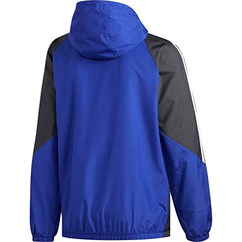 Adidas Originals Men's Insley Jacket, Active Blue/Dark Heather/Solid Grey/White, Small #TOP1