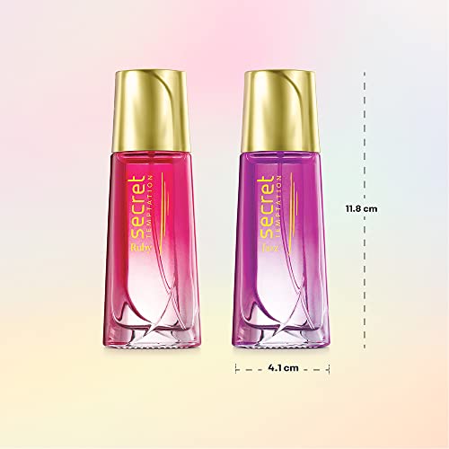 Image of Secret Temptation Ruby and Jazz Perfume for Women, Pack of 2 (30ml each)